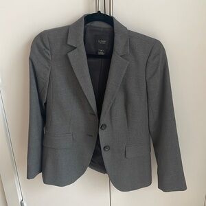 J Crew Grey Wool Suit
